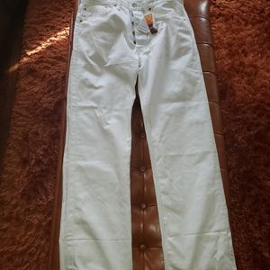 White 501 Levis